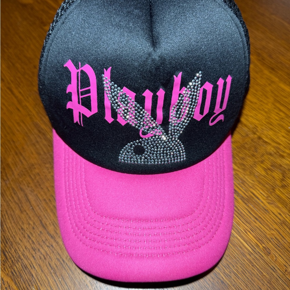 Playboy Pink and Black Cap